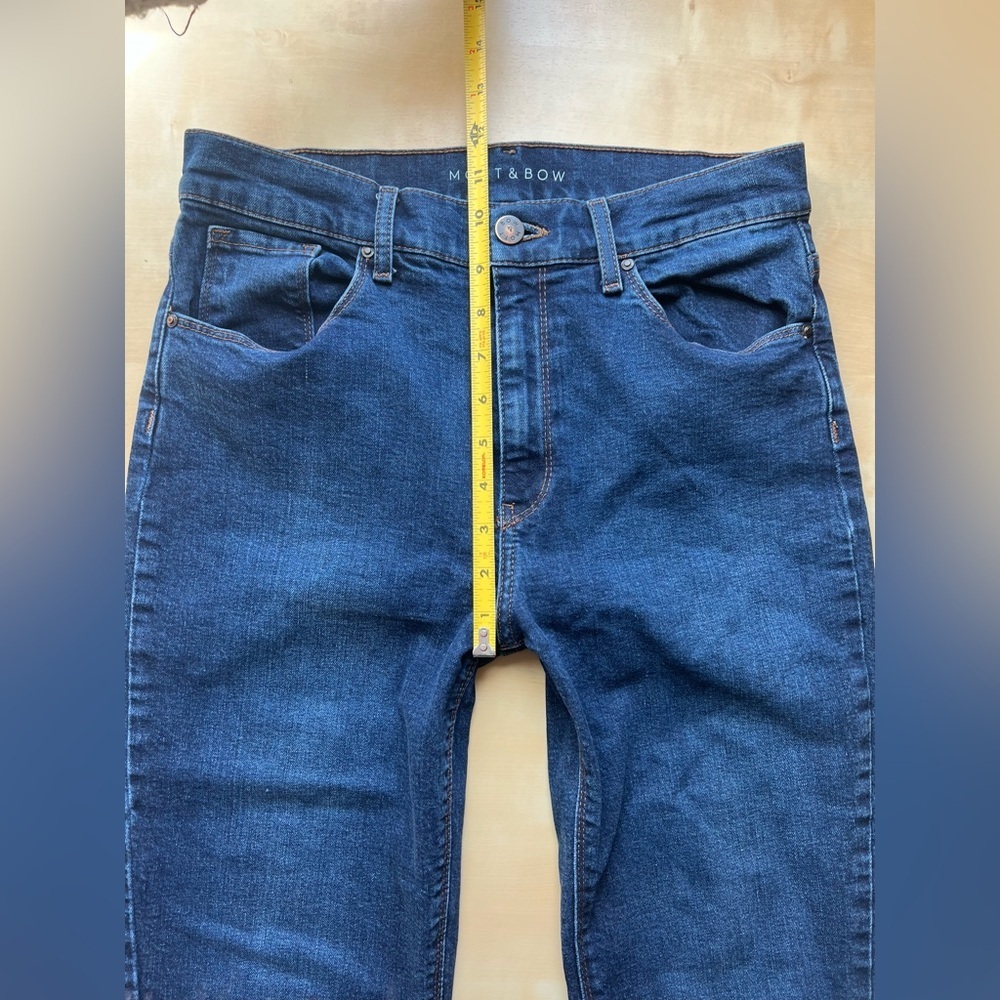 Mott & Bow High Rise Ridge Mom Jeans in Old Rose Indigo size 29 - Picture 8 of 11